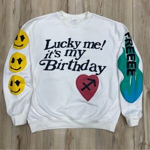 Cactus Plant Flea Market (CPFM) "Lucky Me! It's My Birthday" crewneck XL
